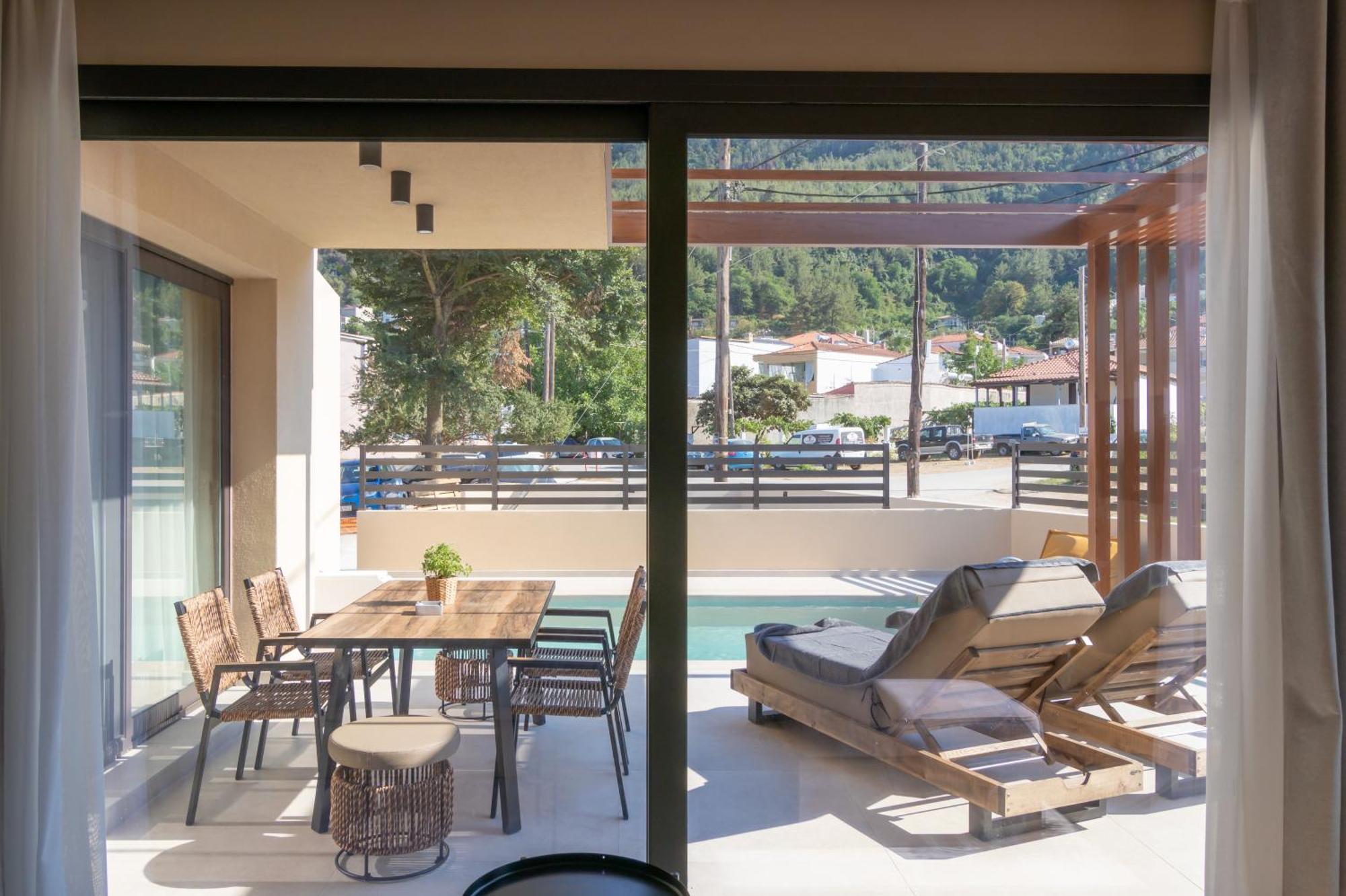 Ntinas Seaside Suites Skala Potamia (Thasos) Exterior foto